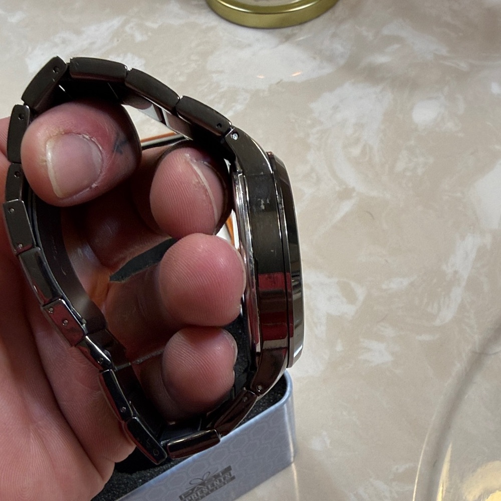 Fossil Dark Gray Chronograph Watch - Picture 4 of 11